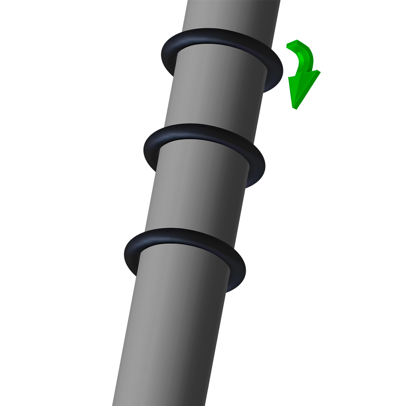 Secure the footrest main body